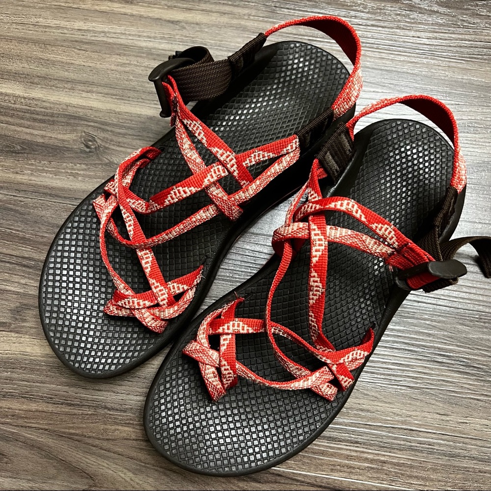 Chaco Women's ZX2 Yampa Sandal orange yellow size 9